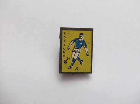 Voetbalspeldje Fortuna 54 geel Geleen